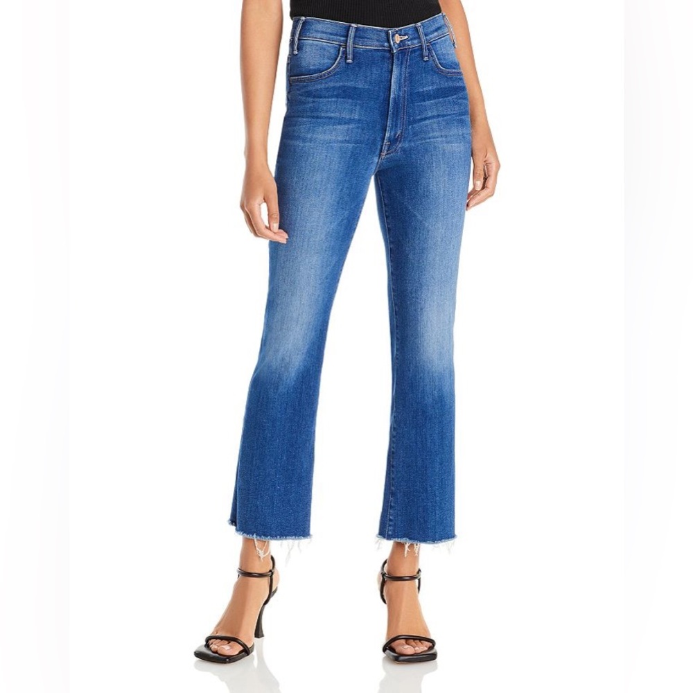 Mother Ankle Fray Hustler Jean